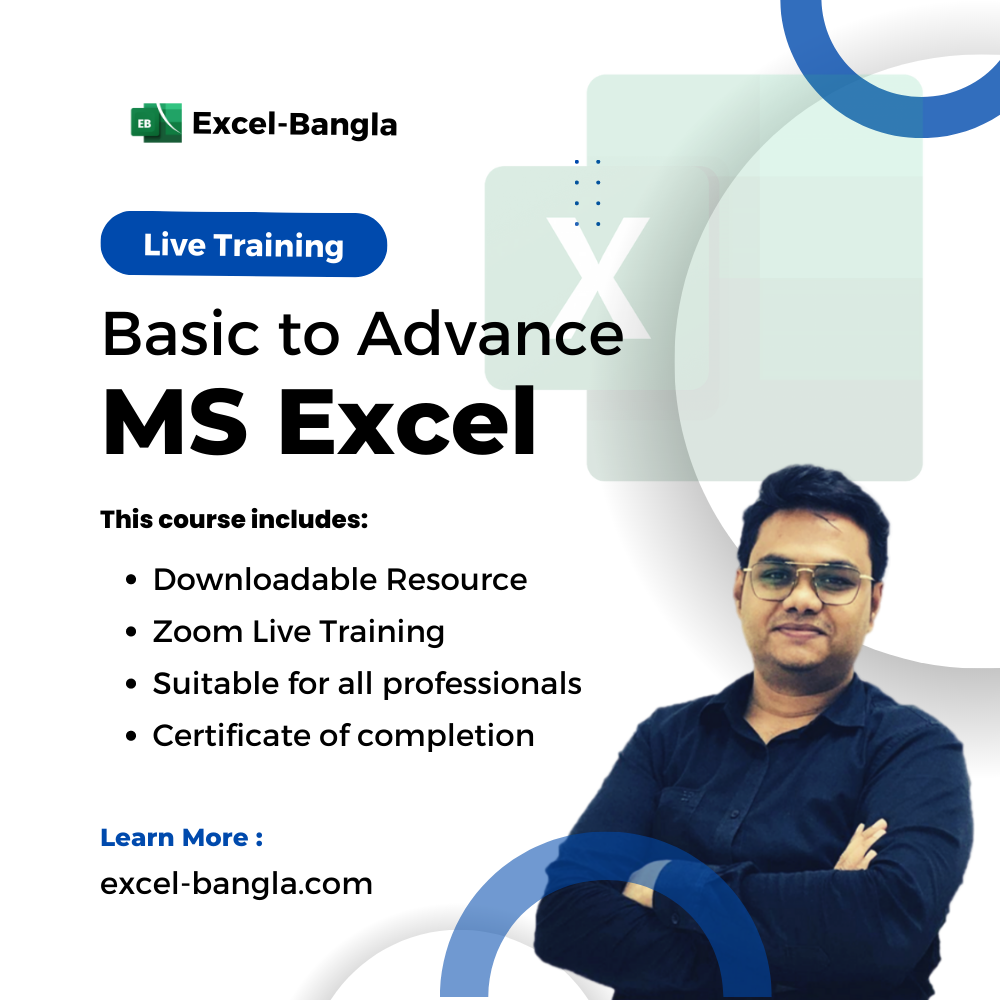 Basic to Advanced Excel Online Training (Live @Zoom)